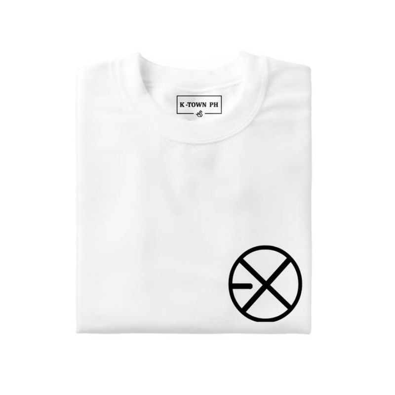 Baju Kaos Kpop EXO Logo lingkaran kecil