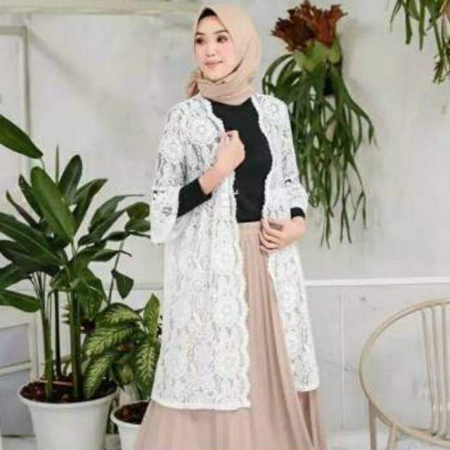 (COD) KARDIGAN BRUKAT / OUTER BROKAT