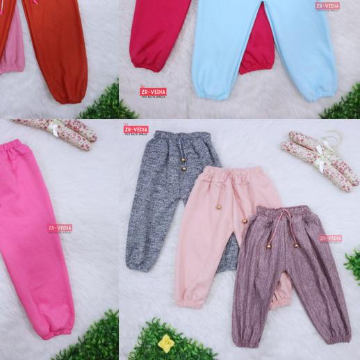 ✱ Jogger Polos Molly Uk 8-10 Tahun / Pants Celana Panjang Anak Perempuan - Anak Laki Laki, MOLLY RAN