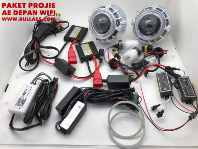 Headlamp Nmax Projector AES AE Depan Wifi RGB COB App Controller