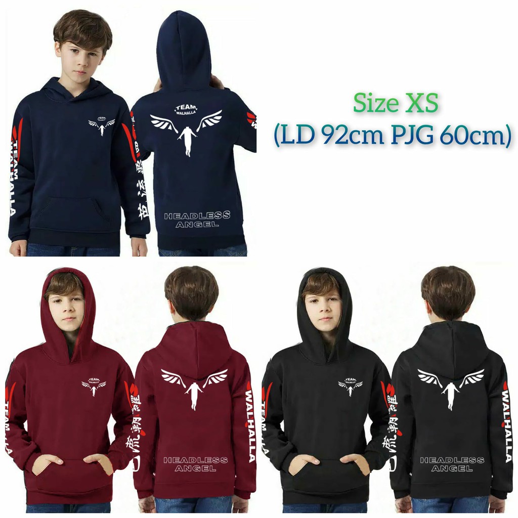 BISA COD-SWEATER HOODIE ANIME KIDS/SWEATER HOODIE ANAK/HOODIE ANAK USIA 7-15 TAHUN