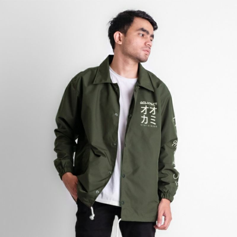 Coach Jaket Japan Green Army