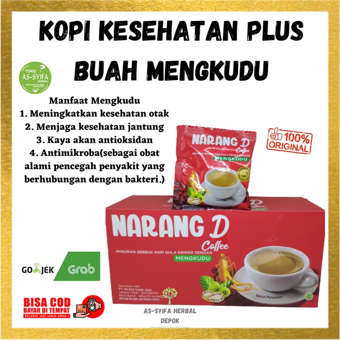 

KOPI KESEHATAN NARANG D COFFEE KOPI KESEHATAN NARANG D COFFEE / KOPI BUBUK NARANG D PLUS PER BOX