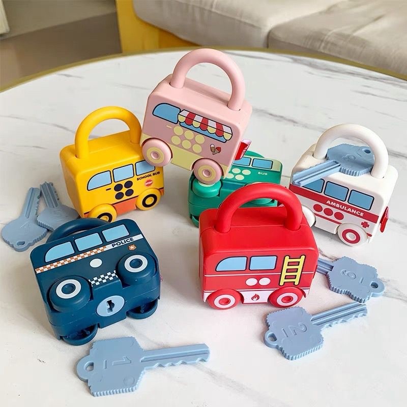 puzzle matching key lock