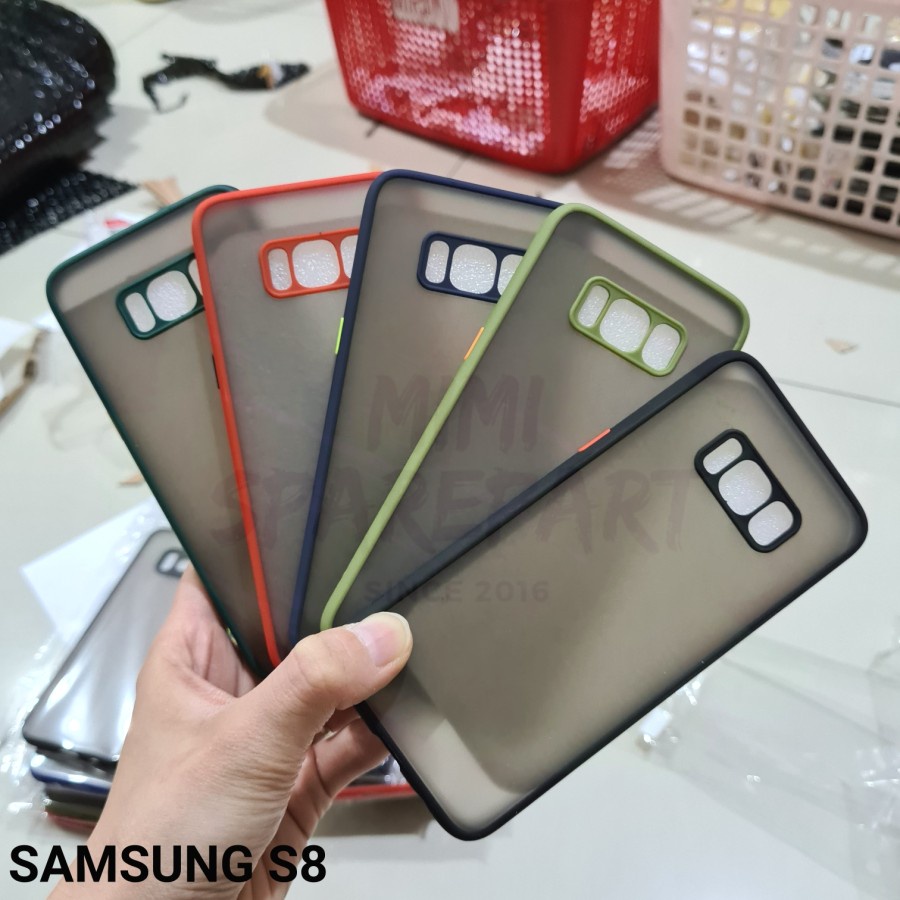 Case Dove Aero Samsung S8 / S8 Plus Frosted Camera Casing Cover