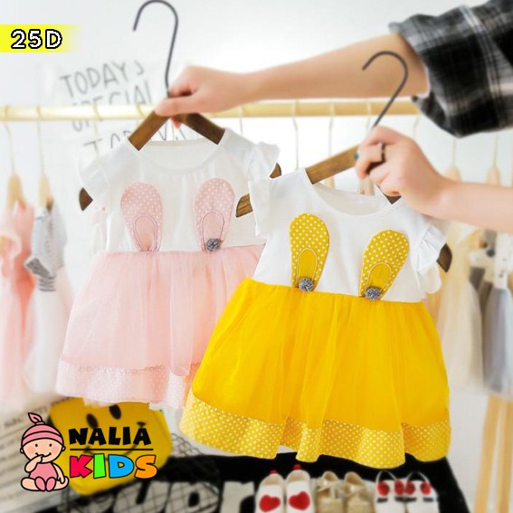 【Harga Spesial】NALIA KIDS 25D Dress Anak Impor Cewek Kualitas Premium