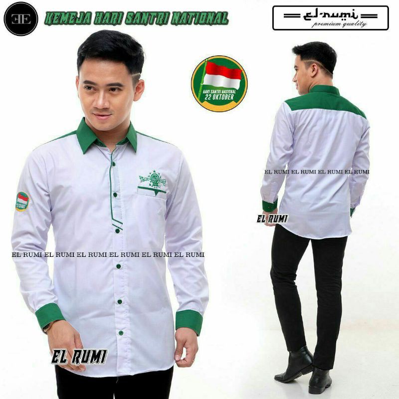 baju santri/Hari santri Nasional/seragam santri/baju hari santri nasional/baju muslim/baju koko