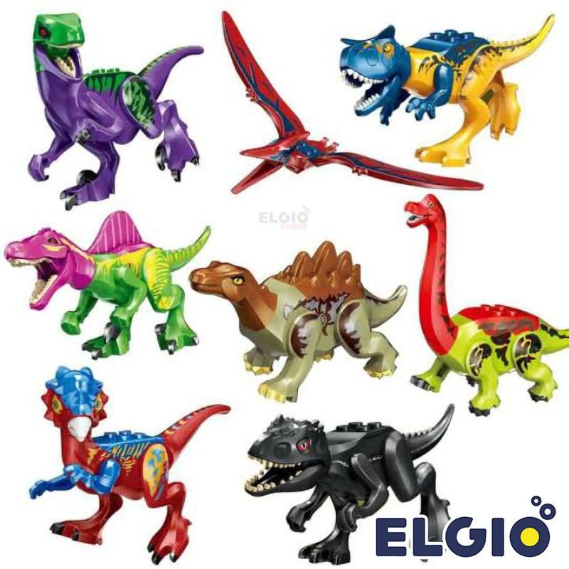  Lego  Dinosaurus  Dino Set 8pcs YG77070 Dinosaur  World 