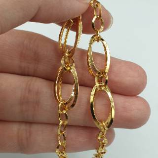 Gelang emas asli kadar 700 model mocca double fancy simple Gelang emas asli kadar 700 model mocca double fancy simple