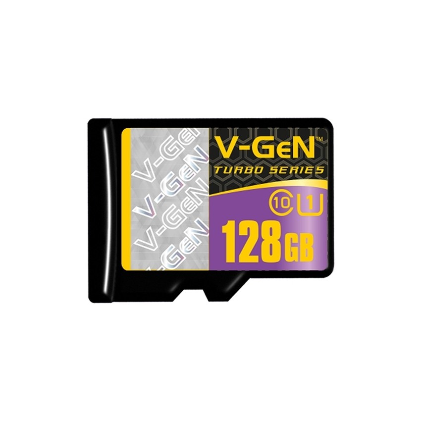 Memory Card V-GeN Micro Sd Turbo Series 128gb 85mb/s