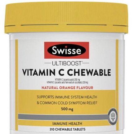 Swisse Ultiboost Vitamin C Chewable Tablets 500Mg Isi 110 Tablets 310 Wndstoreid