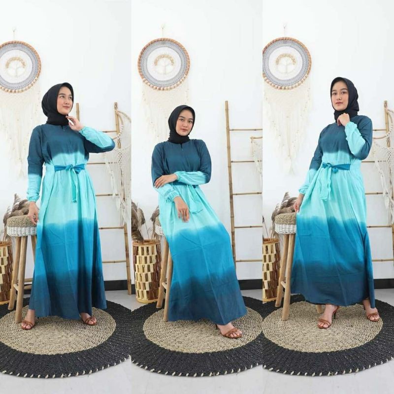 rainbow gamis/gamis3warna