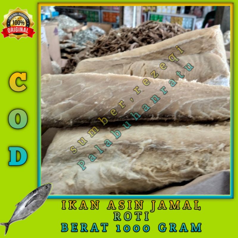 

IKAN ASIN JAMBAL ROTI/CUCUT KUALITAS SUPER BERAT 1000GR