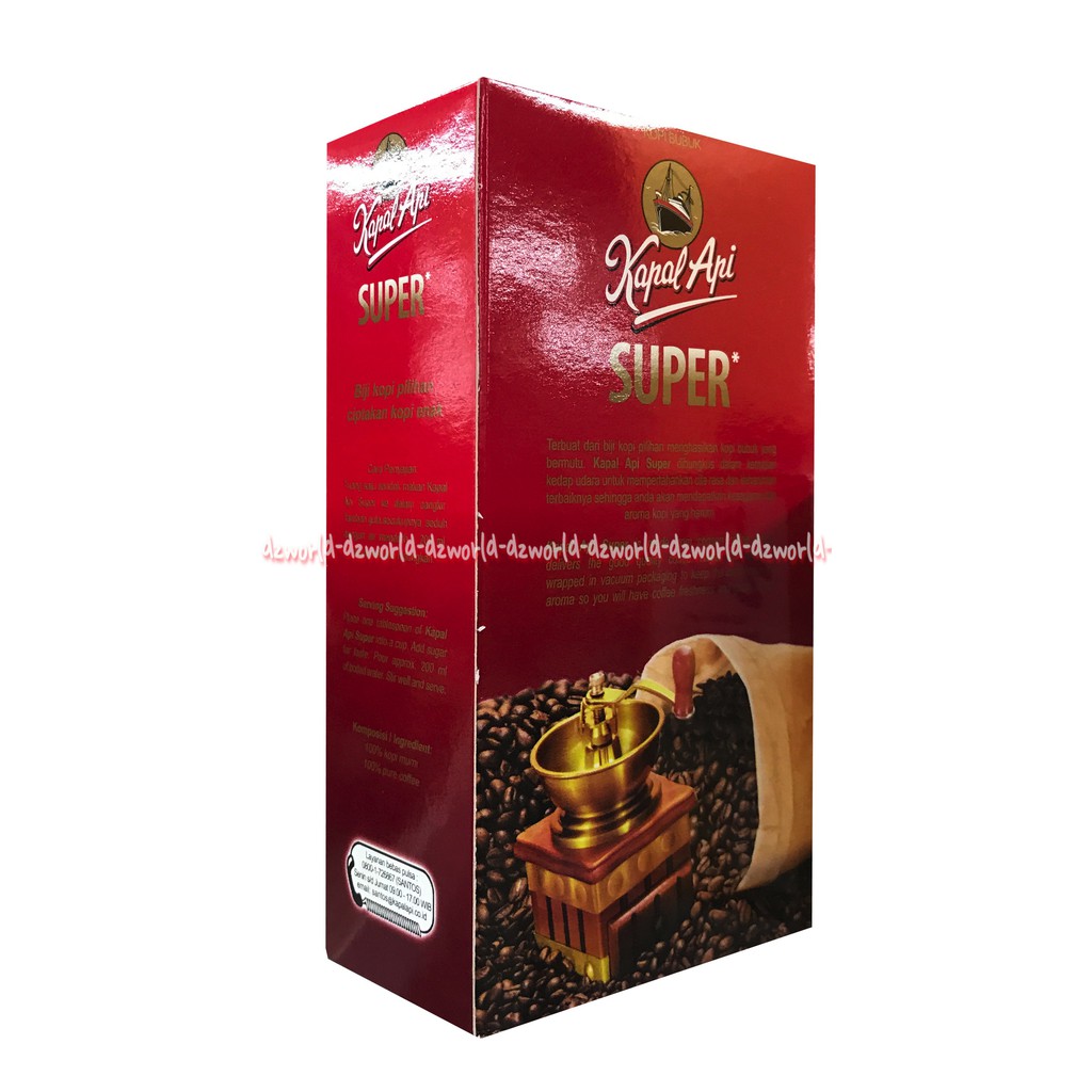 Kapal Api Super 250gr Kopi Bubuk Instan Kapalapi Powder Coffee Powder Cofee