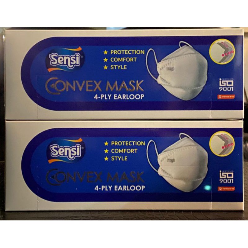Sensi Convex Mask 4 Ply /Masker Sensi Convek 4 Ply