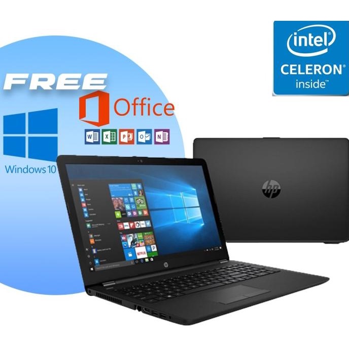 Laptop Hp Intel Celeron Ram 8Gb Ssd 512Gb - Free Tas