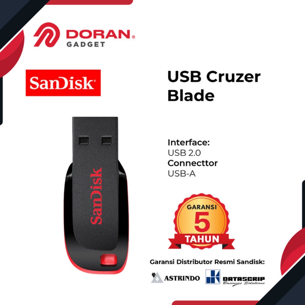 Jual Flashdisk Sandisk Cz Gb Cruzer Blade Flash Disk Original