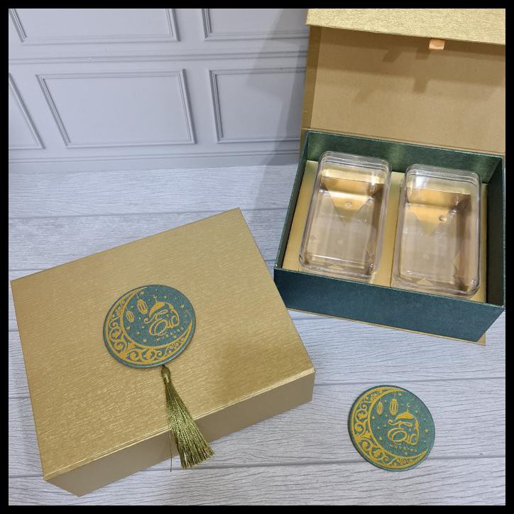 

Hard Box Dus Kue Kering Lebaran 2 / 3 Toples. Packaging Idul Fitri - 2 Toples