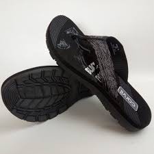 SANDAL CARVIL Carvil Raka Black Grey Size 38-44 / Sandal carvil jepit / Sandal Casual pria