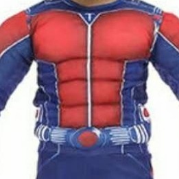 Kostum Antman Import Anak Busa Otot Baju Karakter Ant Man Avengers Cowok Laki Ultah Topeng Nyala