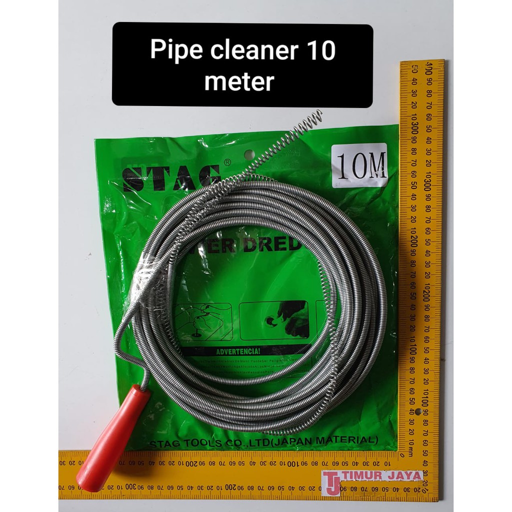 Pipe Cleaner 10 M Alat Pembersih Pipa Tersumbat MANUAL NANKAI