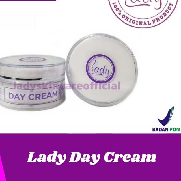 ✴ LADY - Day Cream Glow atau Pink 20gr (Mengatasi Kulit Kering Normal Melindungi Dari Sinar Matahari