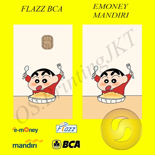 CUSTOM KARTU FLAZZ BCA GENERASI 2 ATAU EMONEY/SALDO 0 - SINCANN EDITION