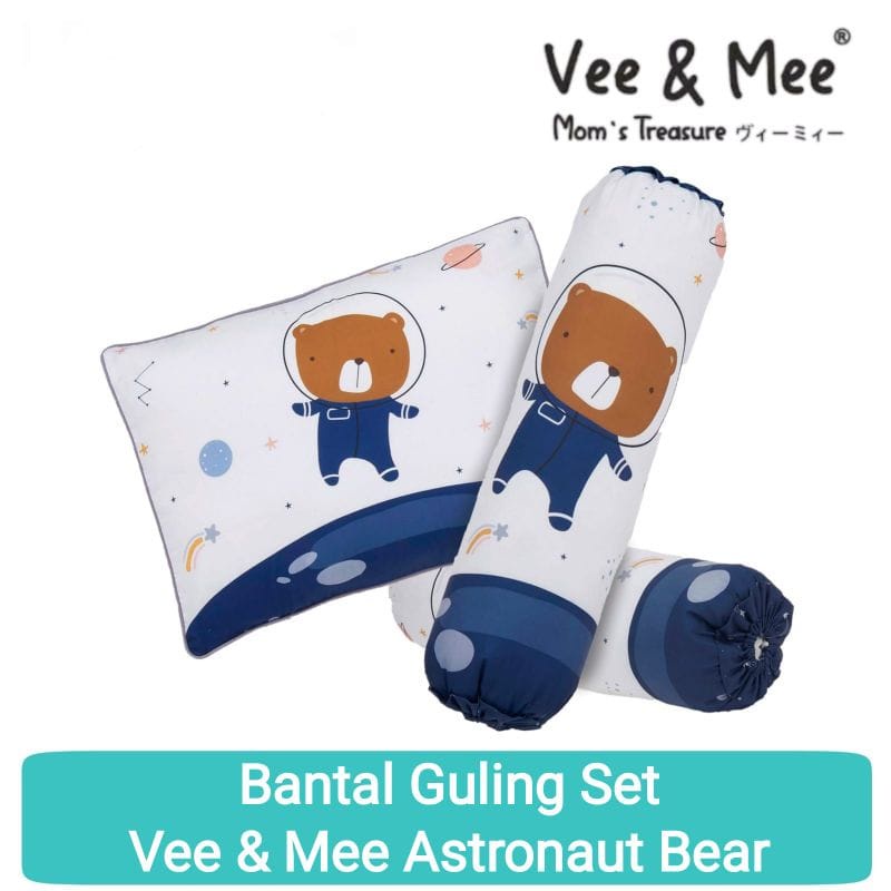 Vee&amp;Mee Bantal Guling Set Astronot Bear (VMB3040)