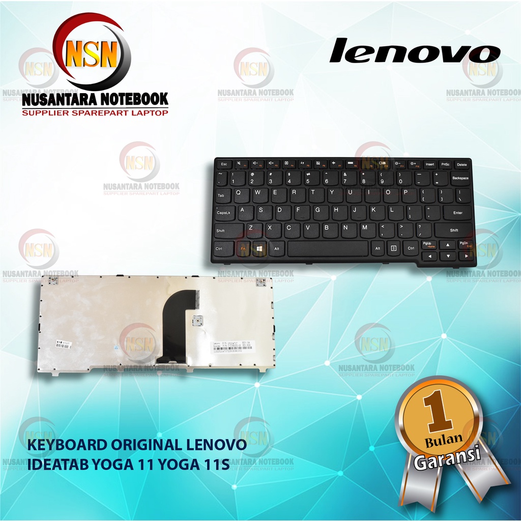 Keyboard Original Lenovo IdeaPad Yoga 11 11S Black