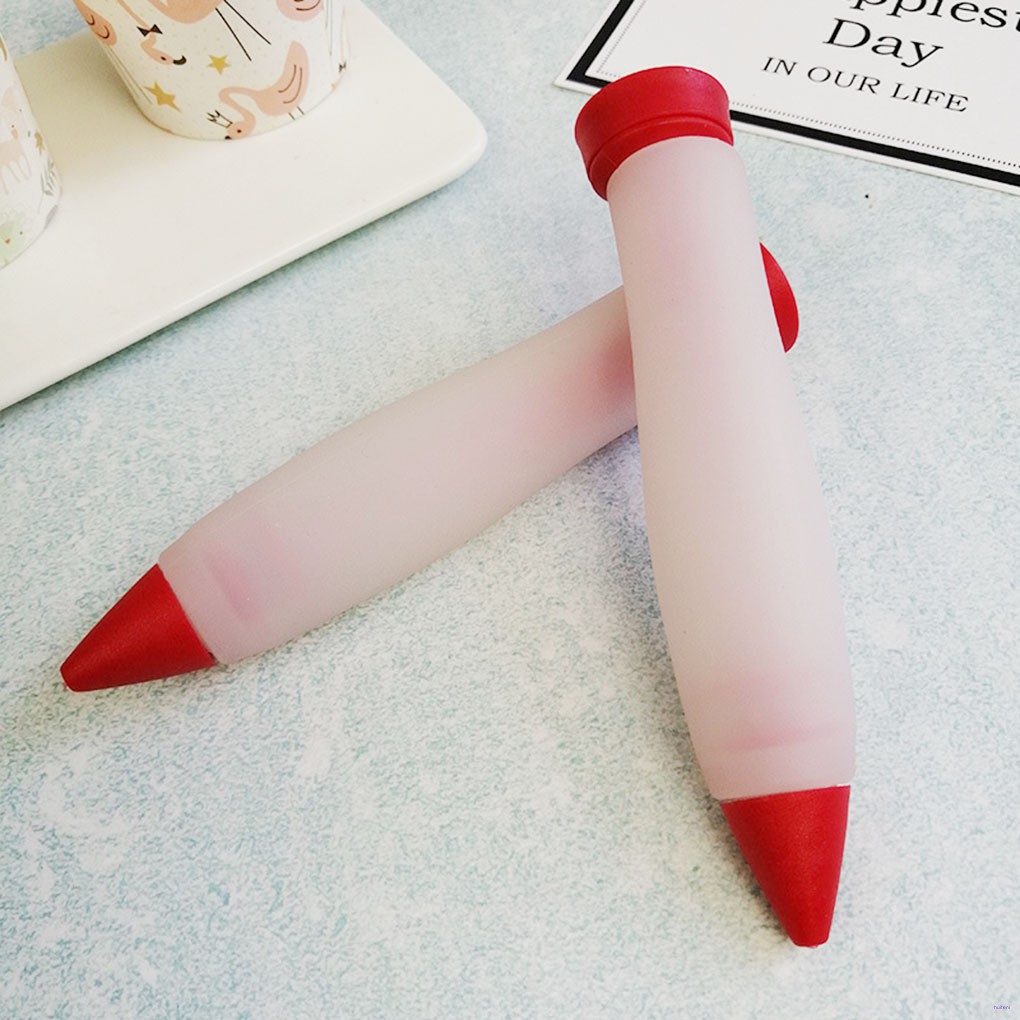 [READY STOCK] Silica Gel Cake Decoration Pen Baking Decorating Squeezer Pen Food Writing Pen Pastry Baking Tools