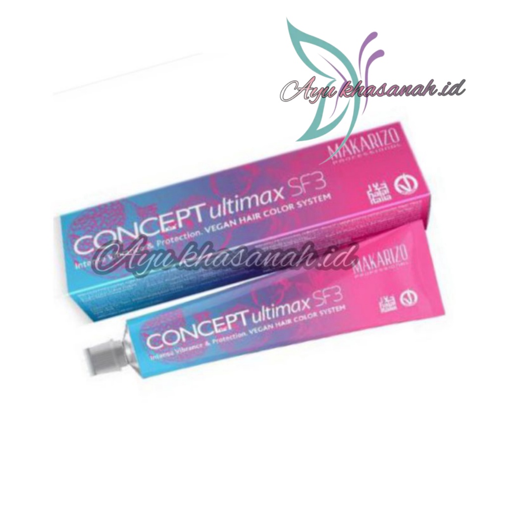 Makarizo Concept Ultimax Series 60gr/ Cat Rambut makarizo/Hair Color Rambut makarizo