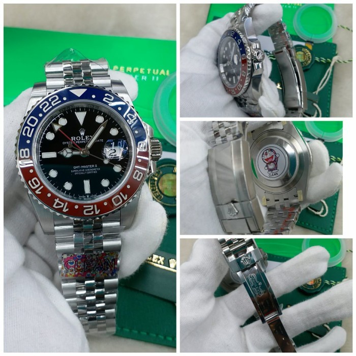 ROLEX GMT MASTER II 126710 & 116710 BLRO PEPSI BLNR BATMAN 1:1 CLEAN