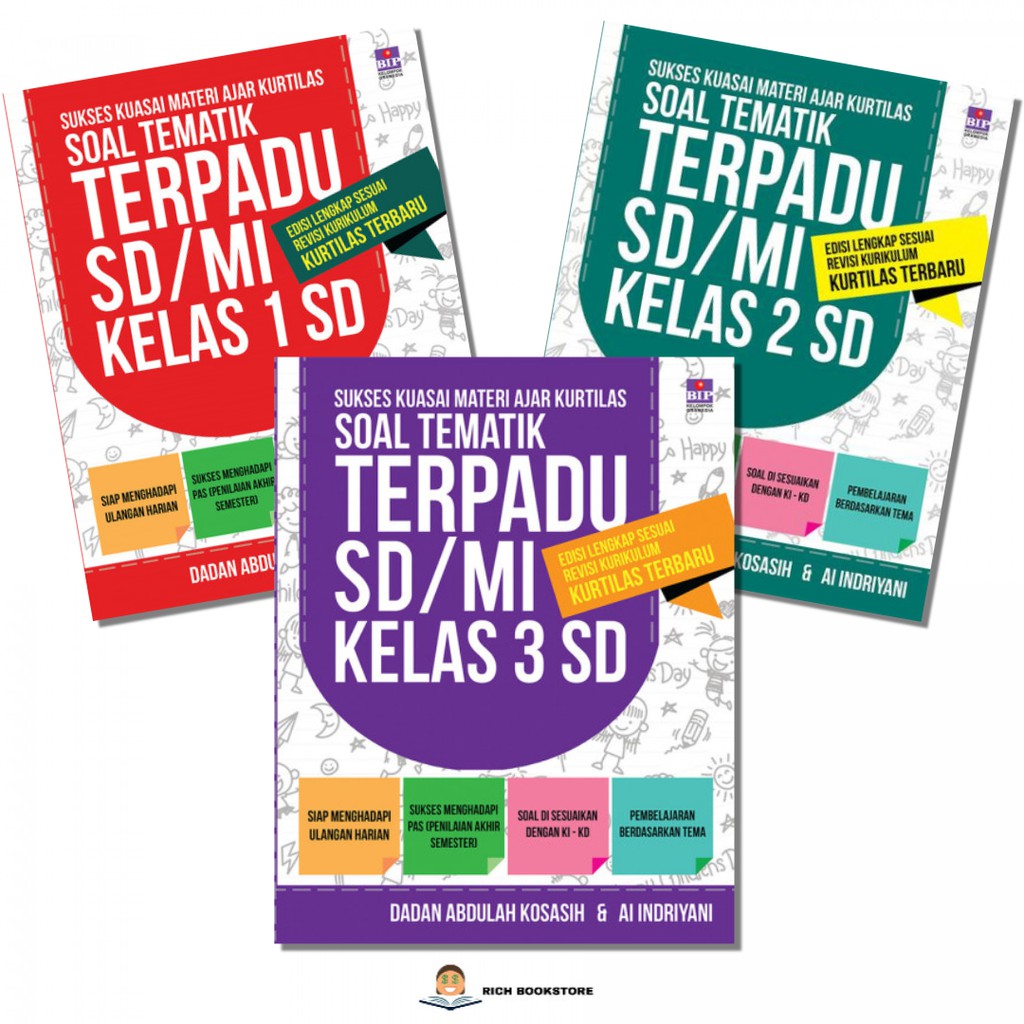 Soal Tematik Terpadu Sd Mi Kelas 1 2 3 4 5 6 Shopee Indonesia