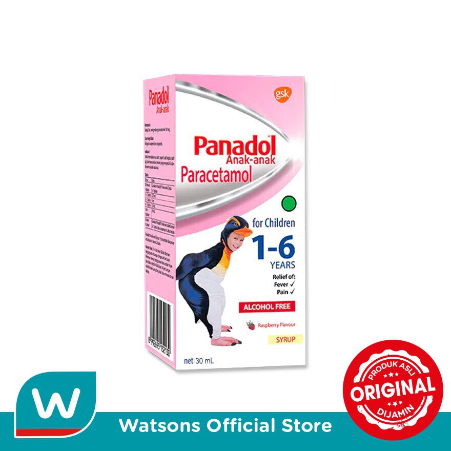 Panadol Anak Syrup 1-6 tahun 30ml