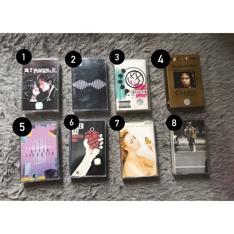 KASET PITA BAND PARAMORE, GREEN DAY, BLINK 182,AGNES MO, MARIAH CAREY, CRISYE