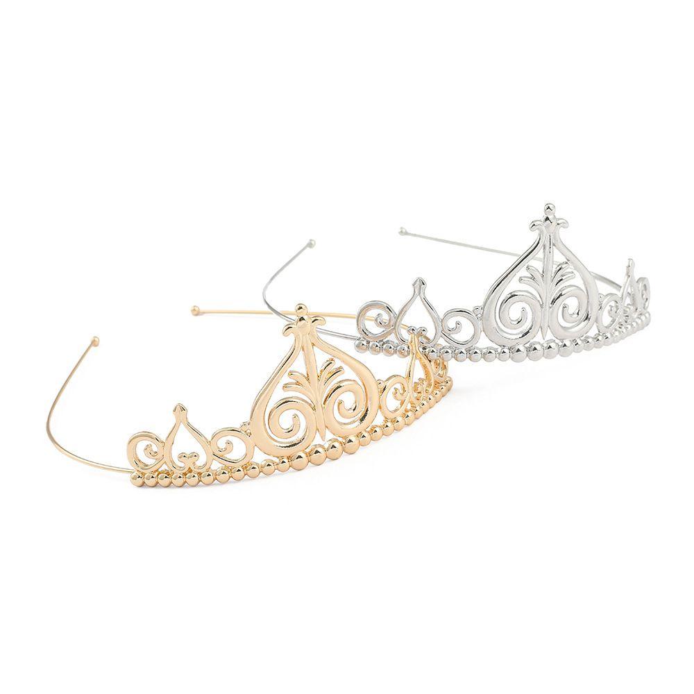 Agustina Women Hair Hoop Untuk Anak Hiasan Kepala Jantung Pernikahan Head Wrap Metal Baroque Hairbands