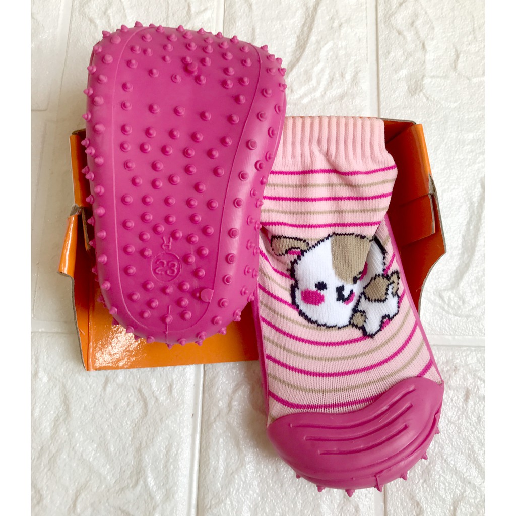 BAYIe - Skidder Sepatu Bayi / Anak Sepatu Karet / Sepatu Anti Slip / Skider motif GIRL CEWEK RANDOM