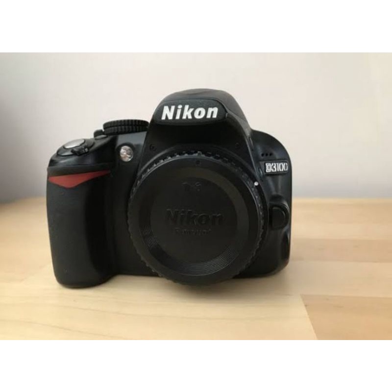 Kamera Camera Nikon D3100 Lensa Kit 18-55mm Kamera Vlog Termurah Siap Pakai Bukan 1200D 1100D 500D-Tanpa Lensa