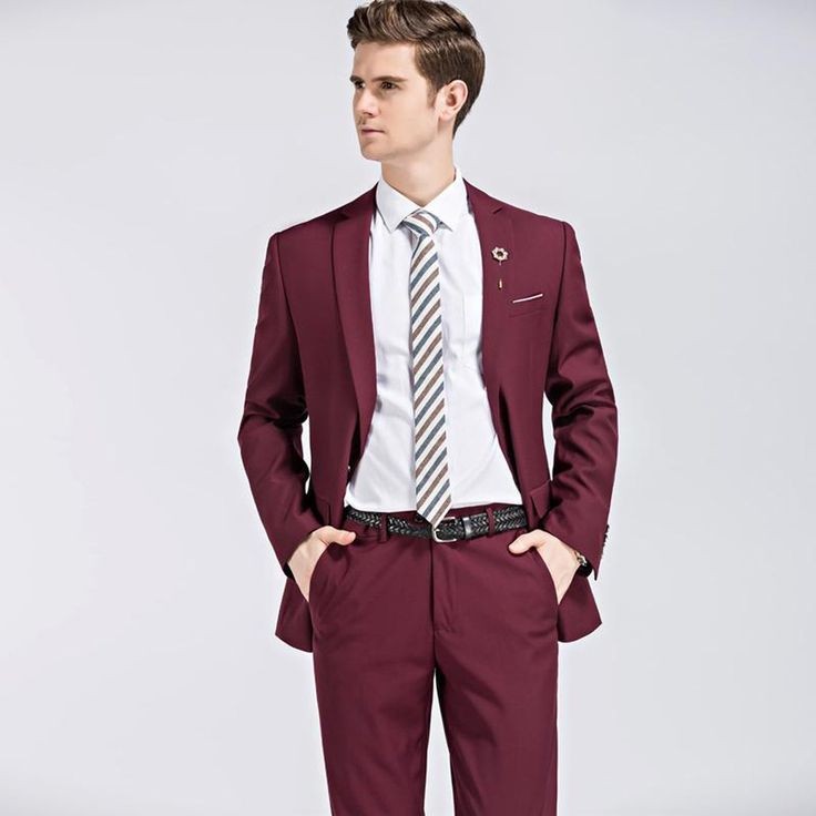 SETELAN BLAZER PRIA FORMAL CASUAL 2IN1 - SINGLE BUTTON MODRIC MAROON FULL FURING ORIGINAL NIKAYU