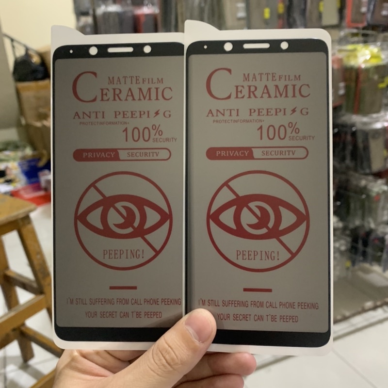 Anti gores ceramic Spy Matte Oppo F1S A59T F3 R9S F5 F5 YOUTH - UA