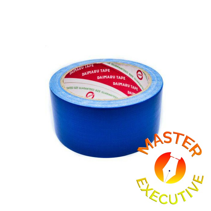 [Roll] Daimaru Lakban Kain Biru 2 inch / Cloth Tape 48 mm x 12 meter