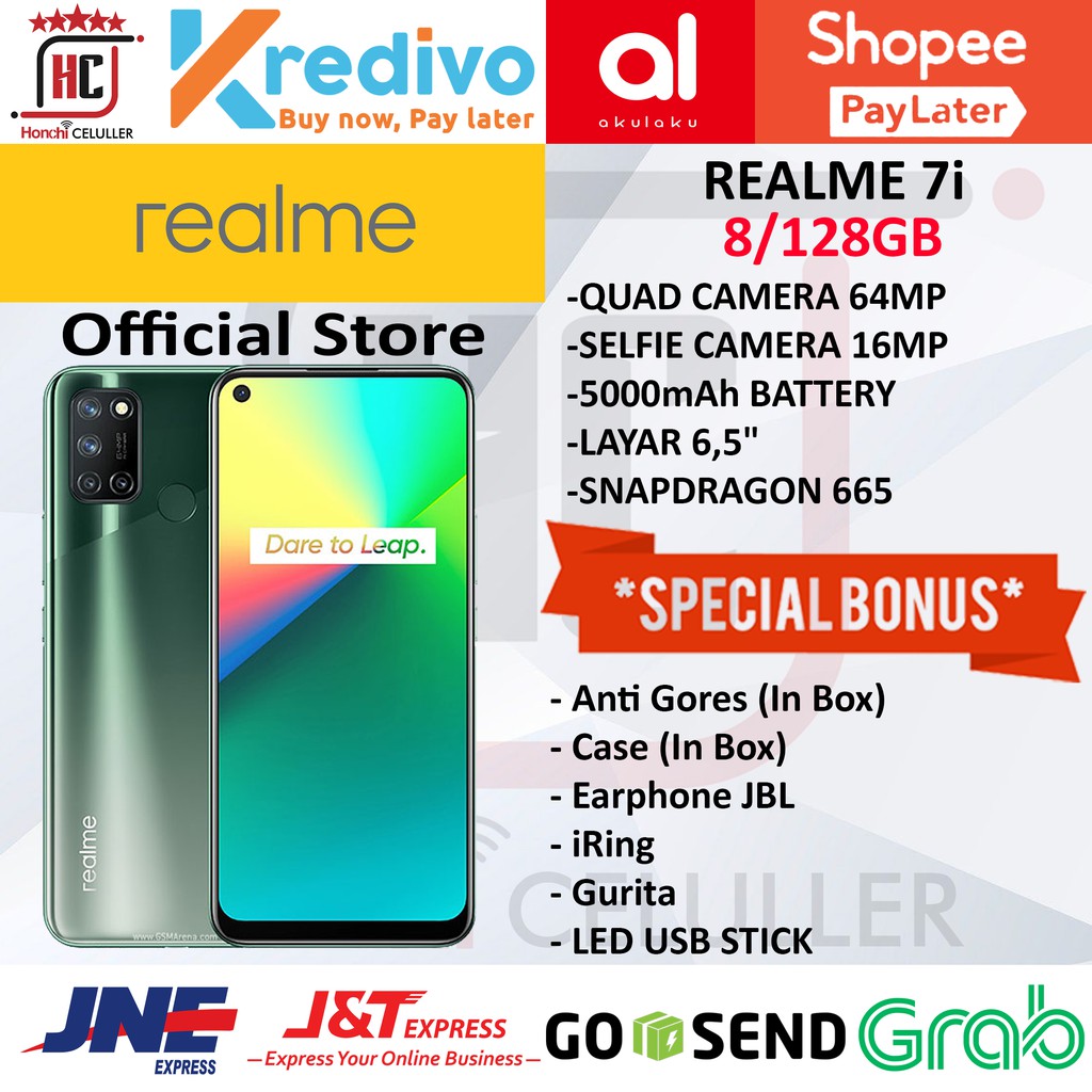 REALME 7i 8/128GB GARANSI RESMI REALME INDONESIA FULL BONUS