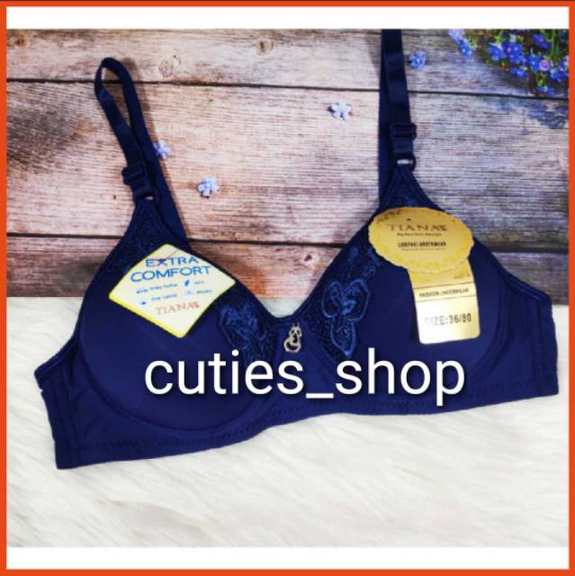 BRA TIANA - non kawat - busa tipis - sz 34-40