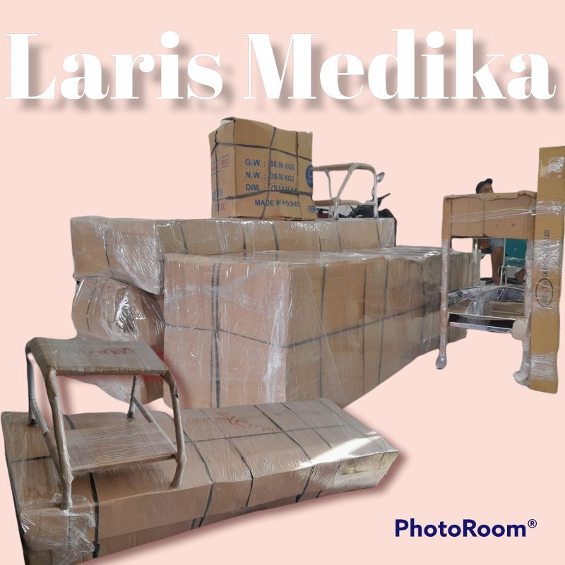 Paket Bed Partus SS dan Meja Resus SS + Lampu