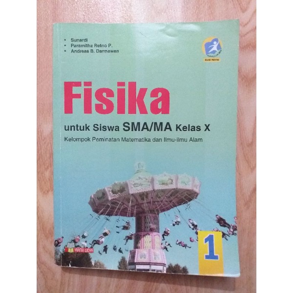 

BUKU FISIKA UNTUK SISWA SMA/MA KELAS X