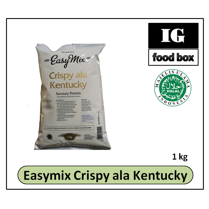 

Easymix Crispy ala Kentucky - Tepung Goreng Krispi 1 kg