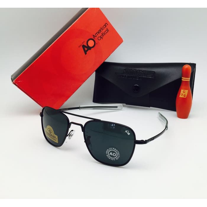 Kacamata Sunglass Pilot AO Kualitas Super Fullset