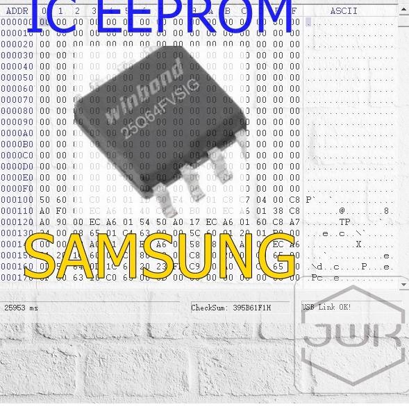 IC Eeprom plus Firmware TV Samsung Siap Pakai