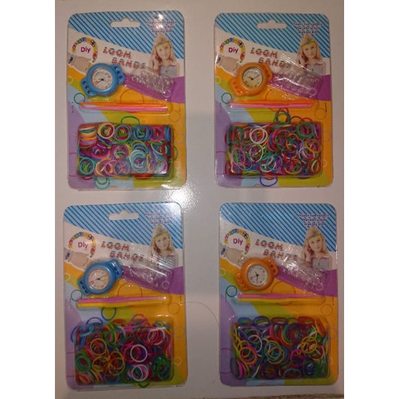 Loom Band Rainbow Mainan Merajut Karet Gelang