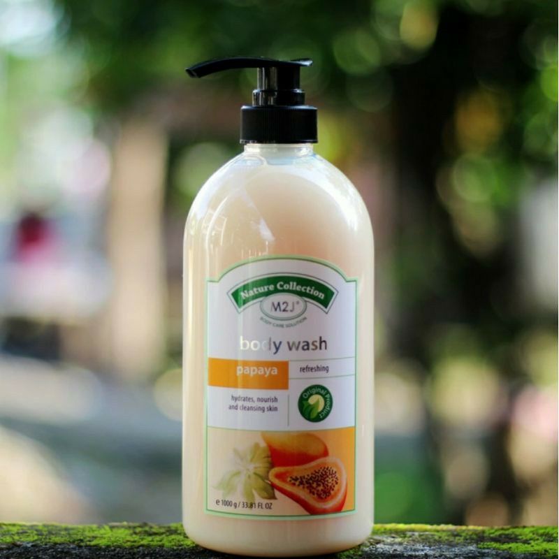 Jual M2J body wash papaya 1000g Shopee Indonesia